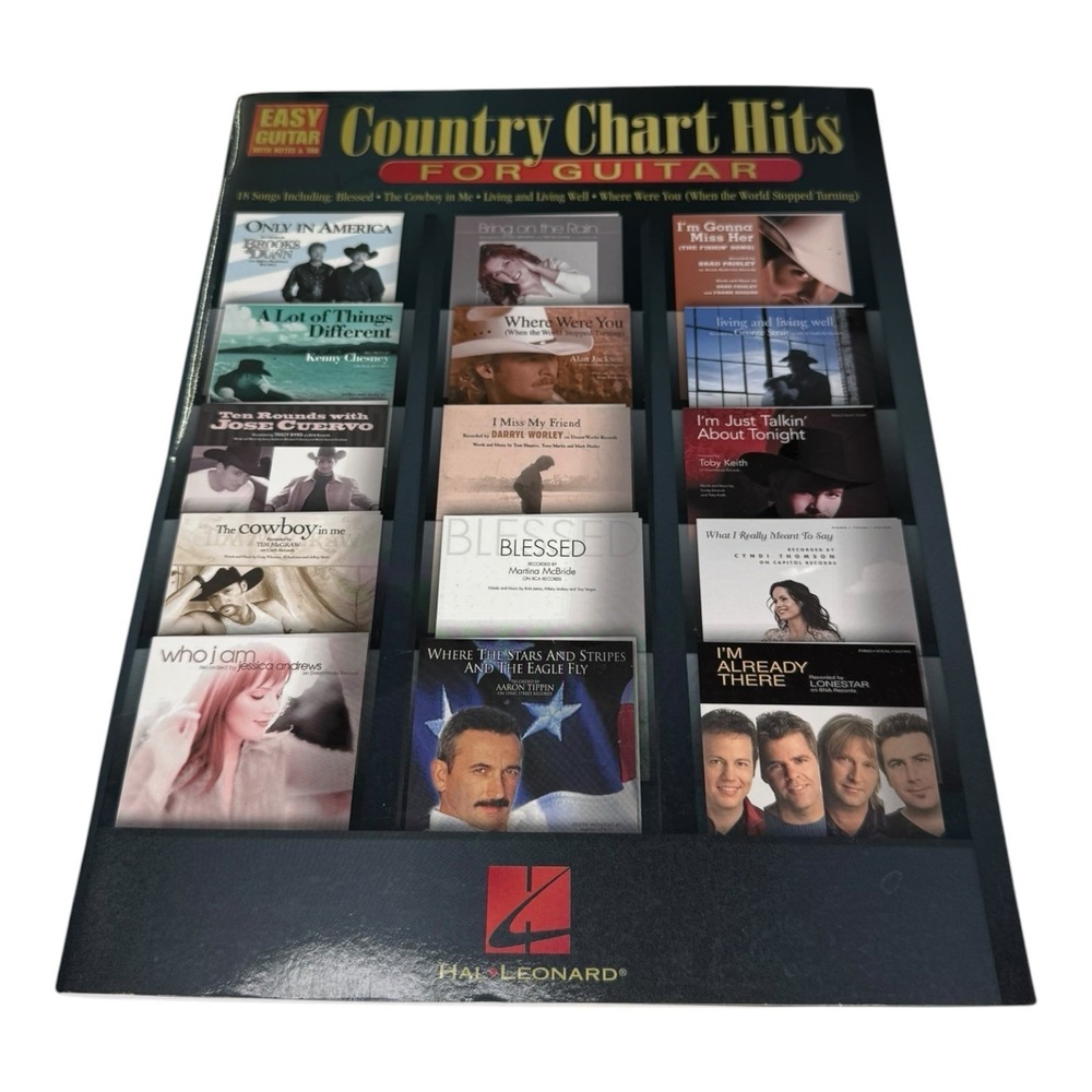 Country Chart Hits for Guitar by Hal Leonard Corp.